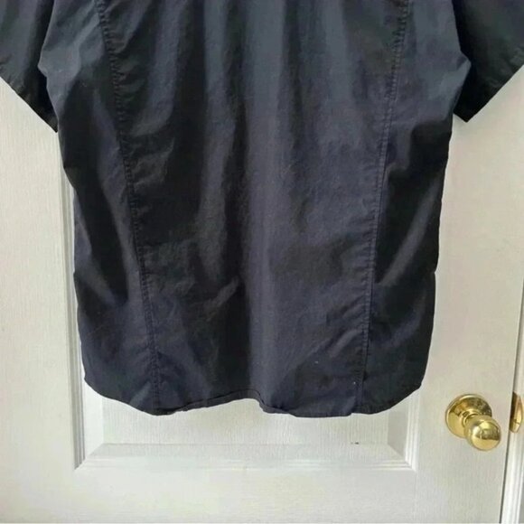 FOX Racing Redplate Flexair Workshirt Short Sleeves Snap Buttons Black Medium - Picture 10 of 16